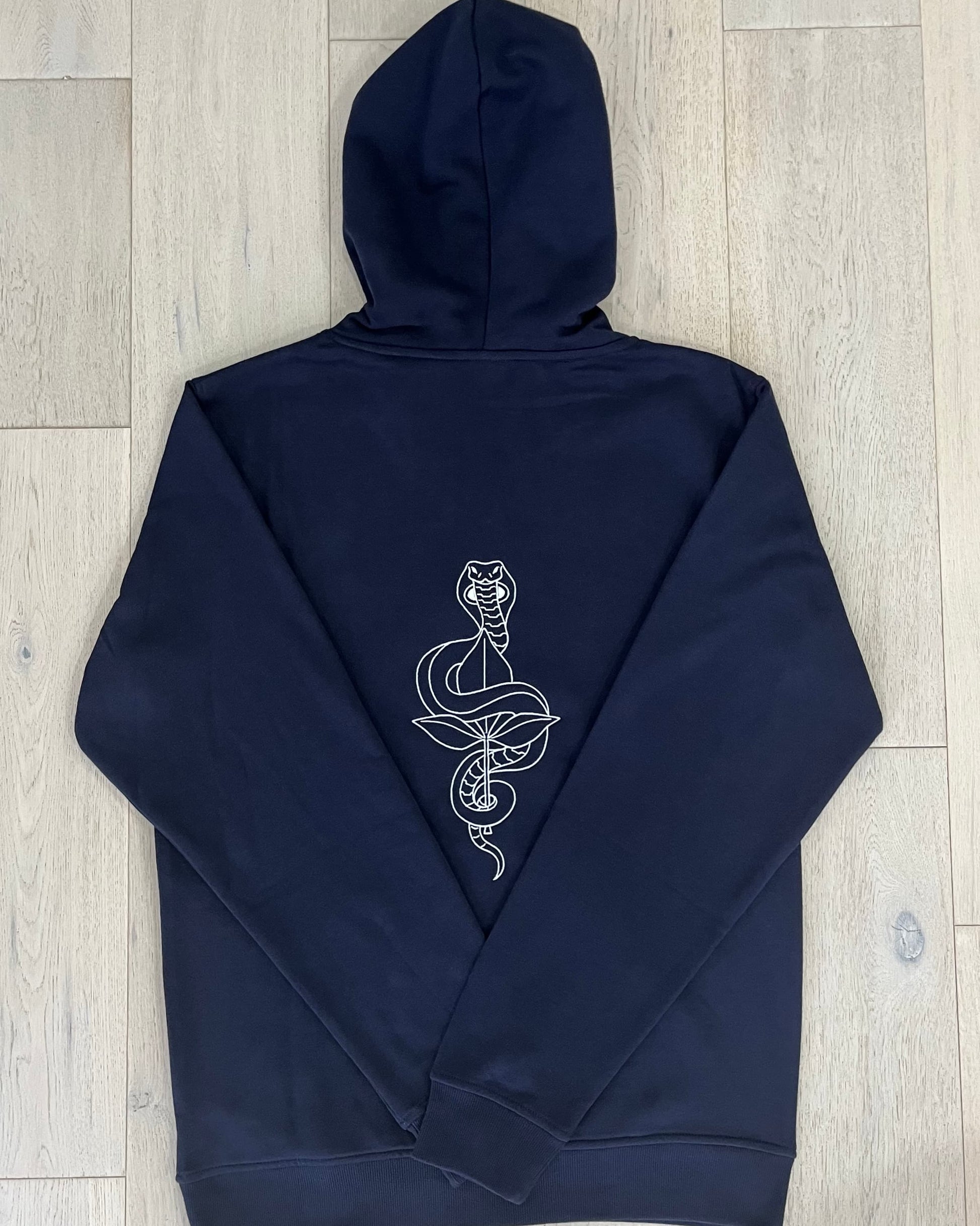 Aikyam-LordShiva-Vasuki-Snake-Hoodie-NavyBlue